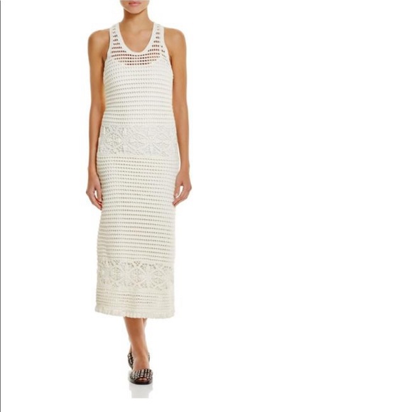 NWT Tory Burch Nerano Crochet Knit Tank Dress - Picture 3 of 8